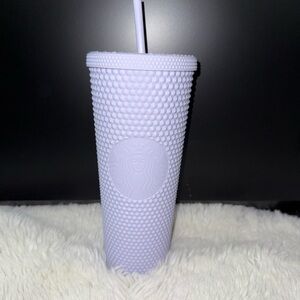 Starbucks Lilac Textured Cup with Straw